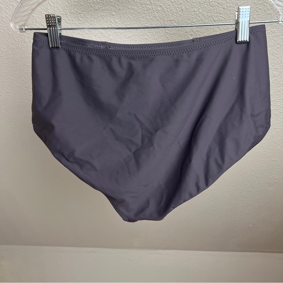 NWT JESSICA REY Swim/Bikini Bottoms. Dark Gray. Size Medium. Fully Lined - Picture 2 of 4
